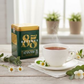 z filiżanką harmonii natury